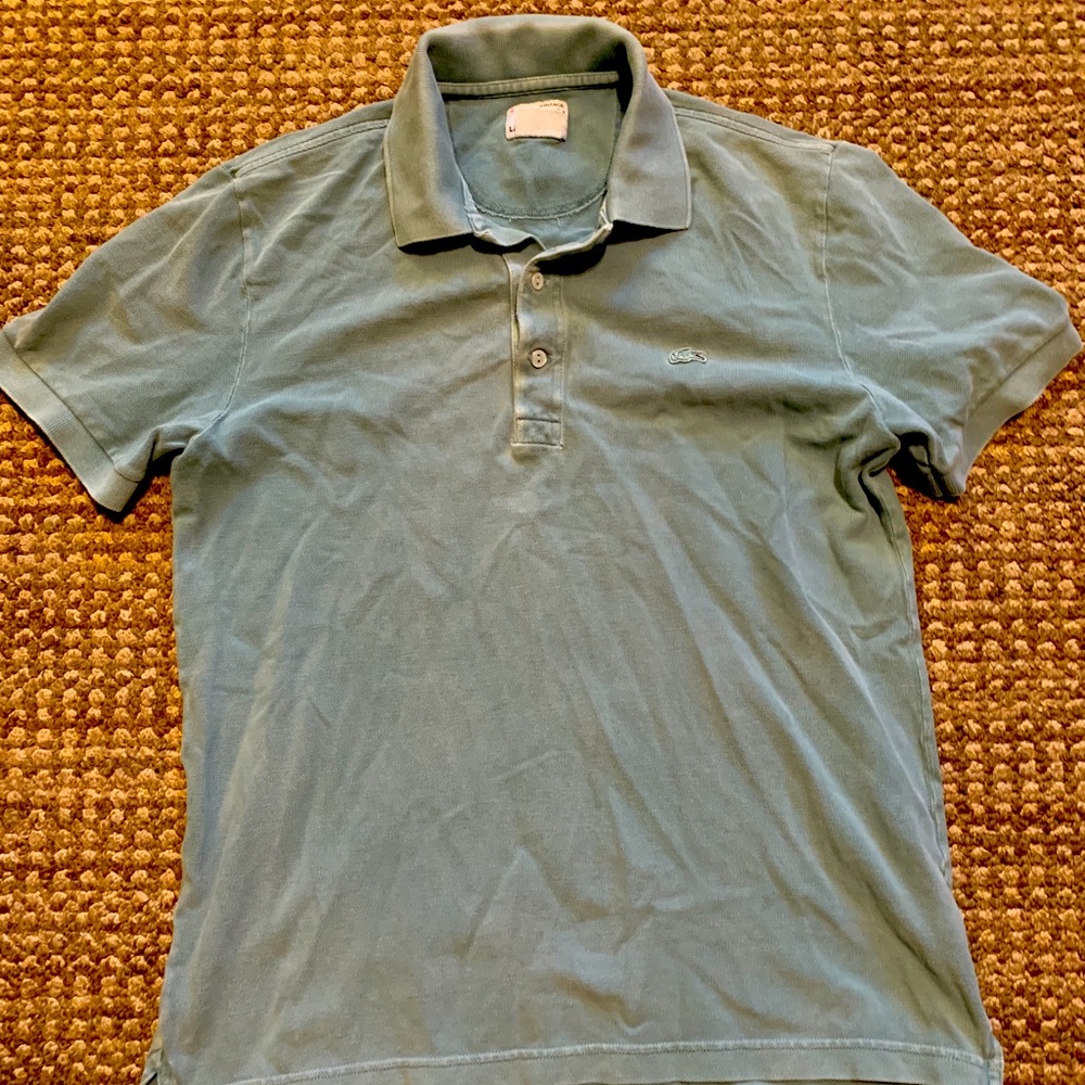 Vintage Green Lacoste Polo